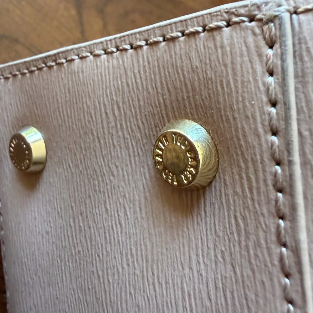 Ted Baker London Leather Satchel with Gold Hardware